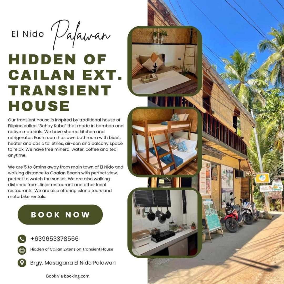 Hidden Of Cailan Extension Transient House إل نيدو المظهر الخارجي الصورة